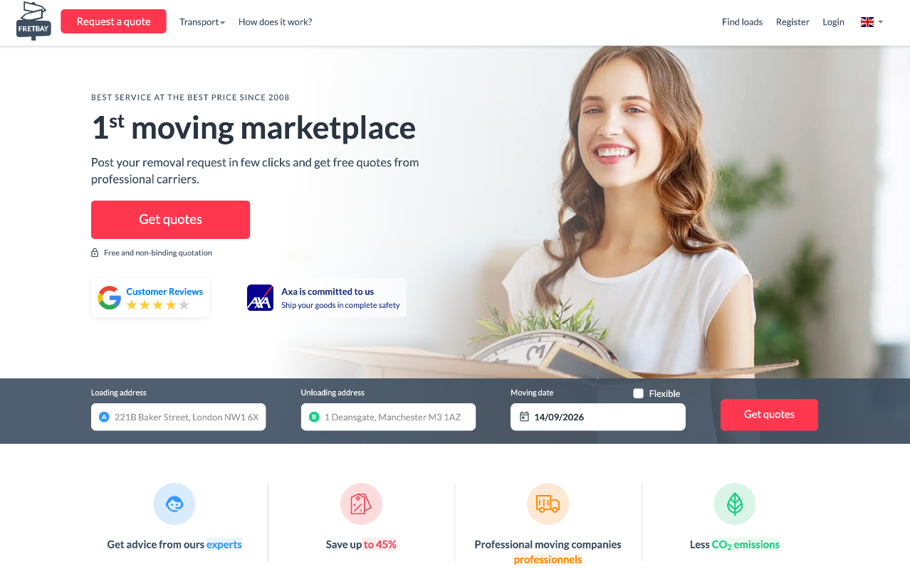 FretBay website screenshot